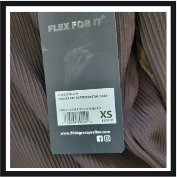 NWT Chill Tech Rib Venture Mock Neck Top - Picture 5 of 5